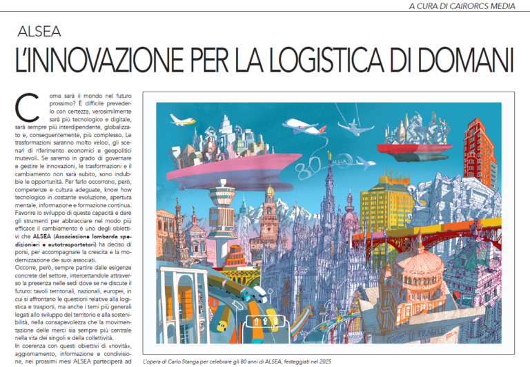 ALSEA su Il Corriere della Sera: l’innovazione per la logistica di domani